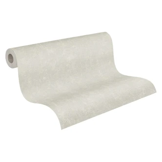 Papier peint moderne gris clair uni - papier peint intissé pour le salon 