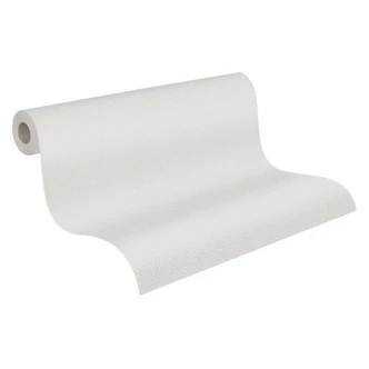 Papier peint uni aspect lin gris - papier peint aspect tissu gris clair - papier peint intissé 