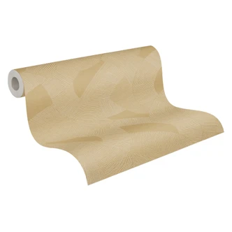 Icke-vävd tapet geometriska former brun gul tapet tapet geometrisk 