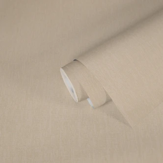 papier peint uni mat en beige et crème papier peint intissé structuré de style scandinave Hygge 