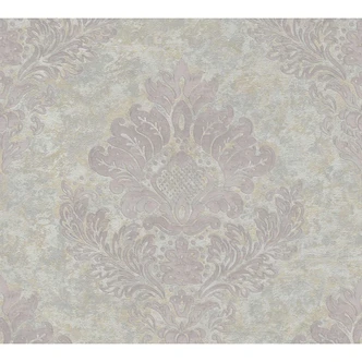 Papel pintado no tejido Livingwalls Papel pintado barroco Metropolitan Stories Alena St. Petersburg beige, gris 