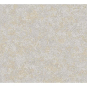 Papel pintado tejido-no tejido Livingwall Papel pintado unitario Metropolitan Stories liso Alena San Petersburgo beige gris 