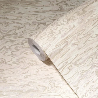 Livingwalls abstrakte Tapete My Home My Spa Vliestapete Feminine Powdery Home creme, pastelviolett 