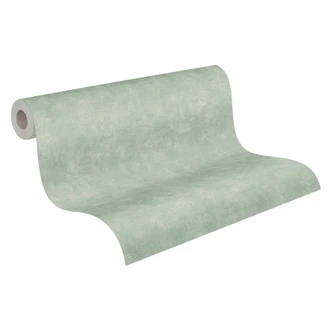 Papier peint uni vert - papier peint intissé cuisine - papier peint intissé salon bureau 