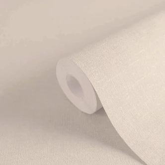 Beige linnen look behang - elegant vliesbehang voor een gezellig huis Beige linnen look behang - elegant vliesbehang voor een gezellig huis