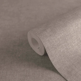 Mörkgrå tapet med tygstruktur - Robust non-woven tapet för moderna rum 