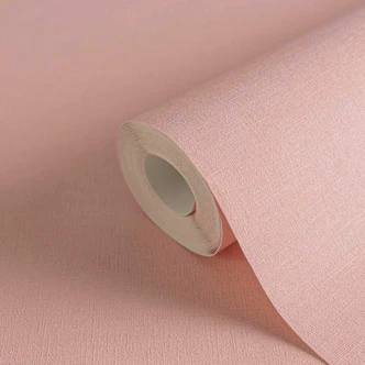behang roze modern licht structuur van A.S. Creation effen vliesbehang 