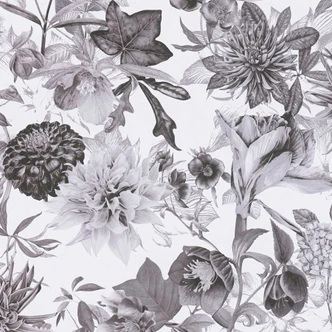 A.S. Création Blumentapete Dream Flowery Vliestapete floral grau, weiß 