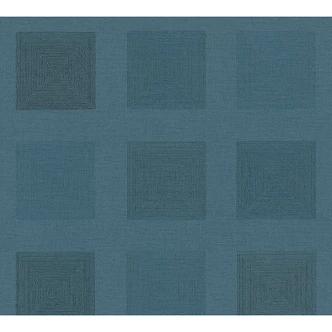 Ethnic Origin A.S. Création Papier peint géométrique - Bleu  