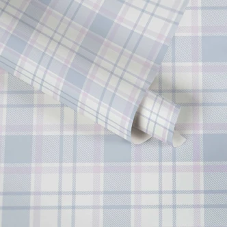 A.S. Création Kinderzimmertapete Little Love Vliestapete kariert rosa, grau, weiß 