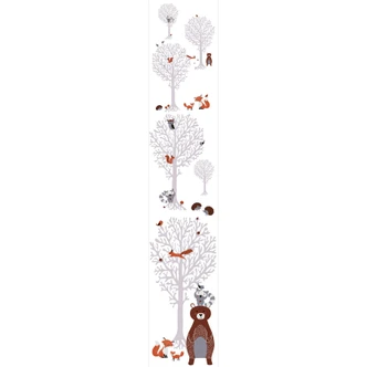 A.S. Création Kinderzimmertapete Little Love Vliestapete mit niedlichen Wald Tieren braun, grauß, orange 