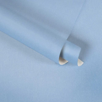 Perfect for the children's room: Smooth blue unit wallpaper for boys - Made in Germany 