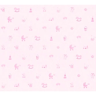 A.S. Création Little Stars Papier peint enfant - Rosé 