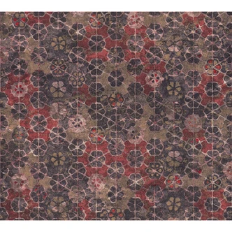 Livingwalls Papier peint intissé New Walls Finca Home motif carrelage rouge, marron, rose 