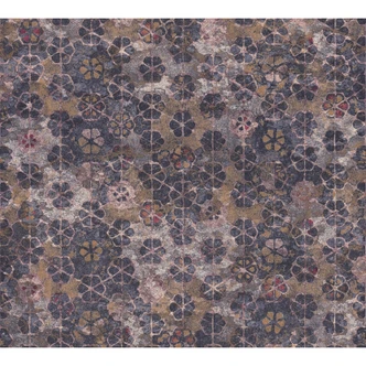 Livingwalls Papier peint intissé New Walls Finca Home motif carrelage violet, métallique 