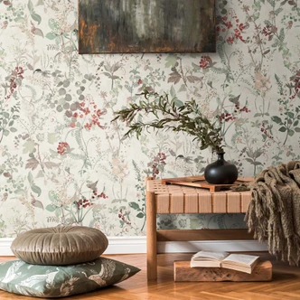 Vliestapete Blumentapete - aus der LandIDEE Wohnen & Deko Kollektion 
