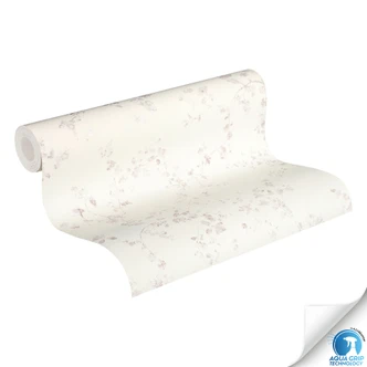 Florale Vliestapete Creme Rosa - Tapete mit Zweigen & Blüten - Tapezieren ohne Kleister Florale Vliestapete Creme Rosa - Tapete mit Zweigen & Blüten - Tapezieren ohne Kleister