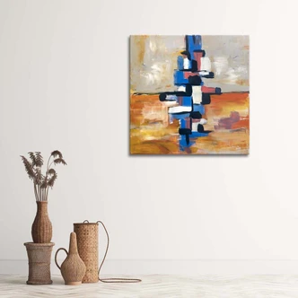 Tableau sur toile, Abstrait coloré 