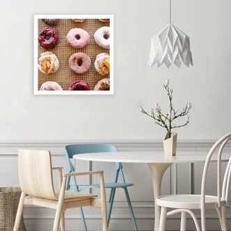 Leinwandbild, Leckere Donuts 