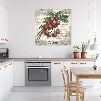 Leinwandbild, Vintage Cherry 