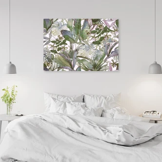 Leinwandbild, Die tropischen Monstera Blätter 