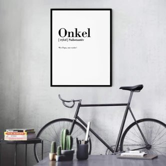Poster Grammatik - Onkel 
