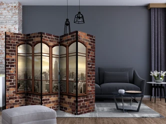 Kamerscherm - Ongewoon uitzicht , 5-delig - 225x172 cm 