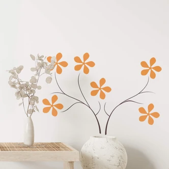 Wandtattoo Blüten-Set 5 