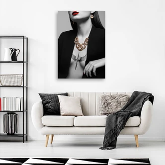 Leinwandbild Frau Glamour 