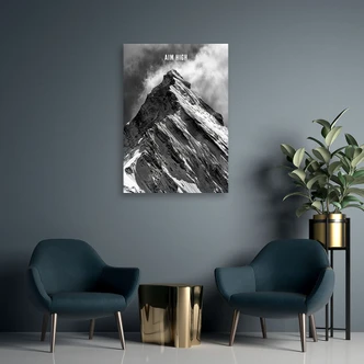 Leinwandbild Berge wollen hoch hinaus 