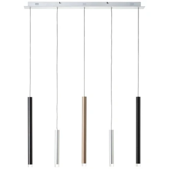 Pendelleuchte Eddy, braun, 120 x 89 cm, Metall Pendelleuchte 