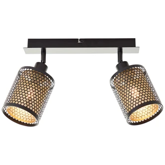 Spotbalken Elias, gold, 20,9 x 30 cm, Metall Lampe Spotbalken Elias, gold, 20,9 x 30 cm, Metall Lampe