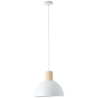 Pendelleuchte Emil, beige, 120 x 34 cm, Holz Pendel-lampe, dimmbar 