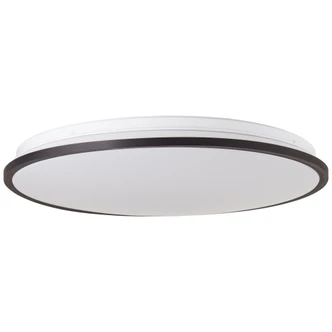 LED-Deckenleuchte Iva, schwarz, ⌀ 49 cm, Deckenlampe mit LED 