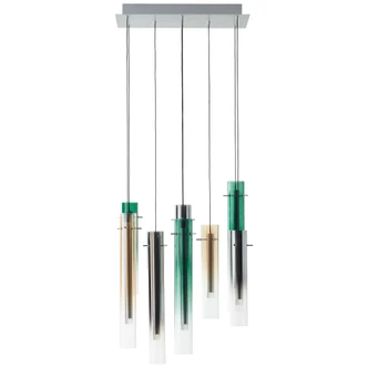 Design LED-Pendelleuchte Jenna, 8-flammig Design LED-Pendelleuchte Jenna, 8-flammig