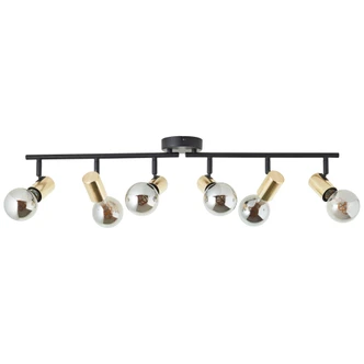 Spotrohr Karl, gold, 14,5 x 76,5 cm, Metall Lampe Spotrohr Karl, gold, 14,5 x 76,5 cm, Metall Lampe