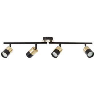 Spotrohr Leonard, gold, 16,8 x 76,5 cm, Metall Strahler Spotrohr Leonard, gold, 16,8 x 76,5 cm, Metall Strahler