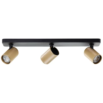 Spotbalken Leonardo, gold, 12,1 x 53 cm, Metall Deckenstrahler Spotbalken Leonardo, gold, 12,1 x 53 cm, Metall Deckenstrahler
