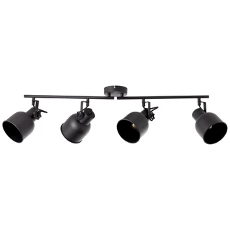 Spotrohr Mia, schwarz, 18 x 76 cm, Metall Innenleuchte Spotrohr Mia, schwarz, 18 x 76 cm, Metall Innenleuchte