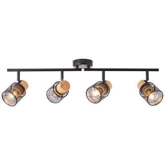 Spotrohr Moritz, braun, 19,8 x 75,5 cm, Bambus Deckenstrahler Spotrohr Moritz, braun, 19,8 x 75,5 cm, Bambus Deckenstrahler