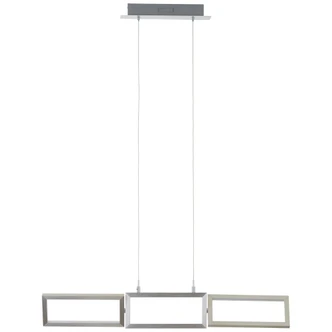 Pendelleuchte Sia, metallic, 150 x 80,5 cm, Metall Pendellampe, dimmbar 