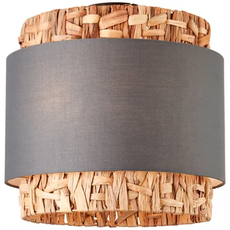 Deckenleuchte Till, beige, 35 x 35 cm, Textil Lampe 