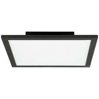 Aufbaupaneel Constantin, schwarz, 29,5 x 29,5 cm, Metall Led panel 