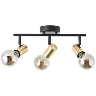 Deckenleuchte Karl, gold, 35,5 x 14,5 cm, Metall Lampe 