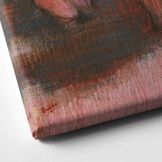 Leinwandbild Degas - Drei Tänzerinnen mit grünen Korsagen 