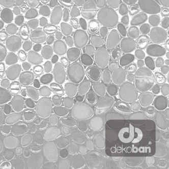 Sichtschutzfolie Kieselsteine, 67 x 150 cm 