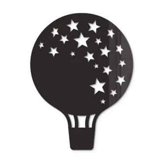 Wanddecoratie Luchtballon met Sterren 