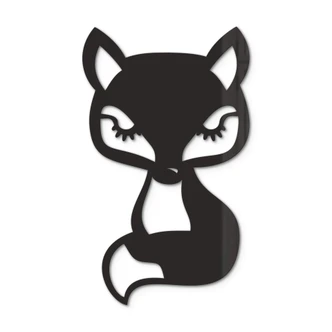 Wanddecoratie Zittend Vosje 