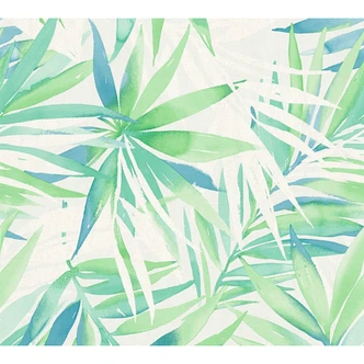 Designdschungel by Laura N. non-woven wallpaper blue, green 