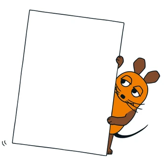 Wandtattoo Die Maus Schild 